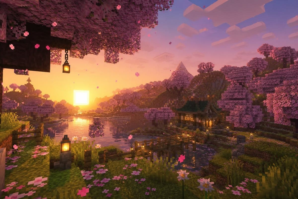 Minecraft Shaders Community Background